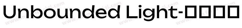 Unbounded Light字体转换